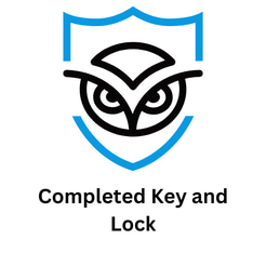 Completed Key and Lock logo