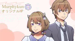 a couple of anime characters in a cartoonish style