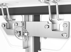 Extra door lock for campervan