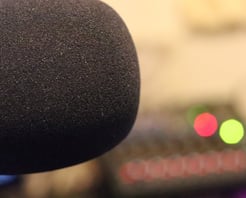 A Microphone and Audio Mixer
