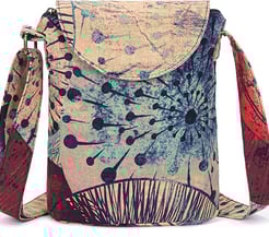 Women's Retro Small Size Canvas Shoulder Bag Hippie Boho Crossbody Handbag