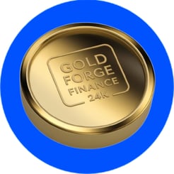 a gold barcoden of gold and silver coins