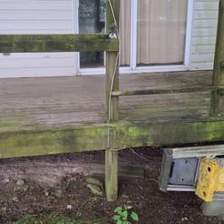 Vinyl and deck wash in Chelaque estates in Mooresburg, Tn 37811 by Bobs Pressure Washing services 24