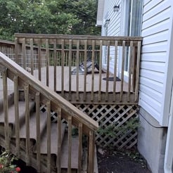 Vinyl and deck wash in Chelaque estates in Mooresburg, Tn 37811 by Bobs Pressure Washing services 16