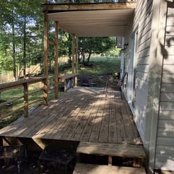 Vinyl and deck wash in Chelaque estates in Mooresburg, Tn 37811 by Bobs Pressure Washing services 10