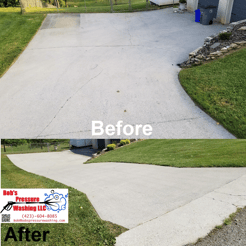 Concrete Cleaning in Morristown, Tn 37813 37814 near me by Bobs Pressure Washing LLC in Bulls Gap, Tn 37711 5