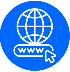 An icon for internet