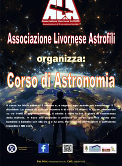 Manifesto Corso di astronomia