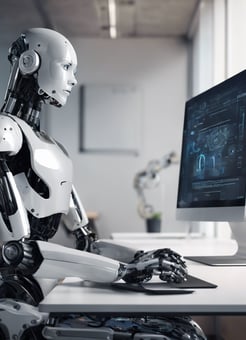 Robotinių procesų automatizavimas (RPA) - tai technologija, kuri leidžia įmonėms automatizuoti pasikartojančius procesus