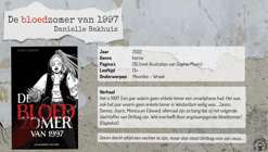 Startscherm Prezi leestip 'De Bloedzomer van 1997'
