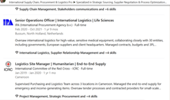 LinkedIn profile sample
