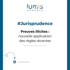 un visuel indiquant une jurisprudence