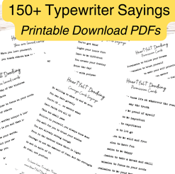 Printable instant downloads sayings