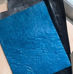 sheets made from recycled plastic