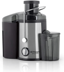 Orbegozo LI 5060, Liquadora, 600 W, 2 velocidades, cuerpo colador y filtro en acero inoxidable