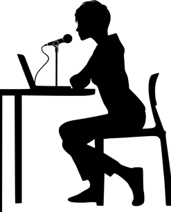 a woman explaining insights
