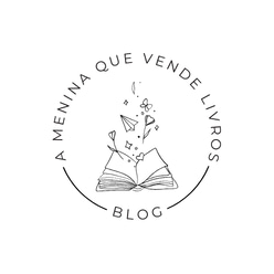 A menina que vende livros logo