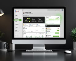 Computer screen showing analytics performance of Google ads