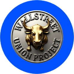 a wall street union union logo on a wall street union