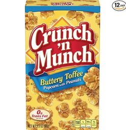 CRUNCH 'N MUNCH Buttery Toffee Popcorn with Peanuts