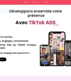 TikTok Ads pour site web – acquisition client via stratégie digitale
