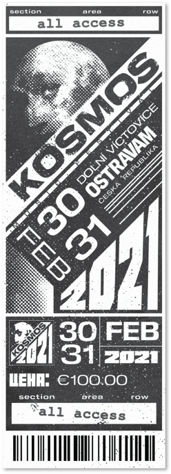 Boleto para Festival de Música Kosmos