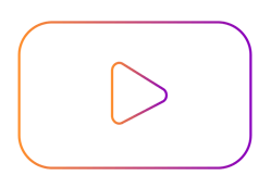 Decorative YouTube play button icon