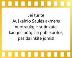 Jei turite Auškalnio Saulės akmens nuotraukų, pasidalinkite jomis!