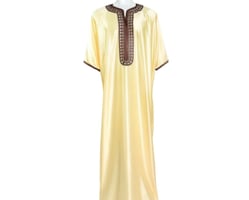 a yellow rober with a brown and white rober