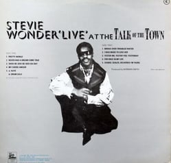 Stevie Wonder Live at the Talk of the Town album