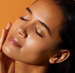 glowing protected skin
