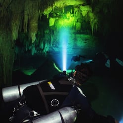 cenote underwater photography course
