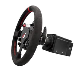 a steering wheel with a steering wheel and a steering wheel
