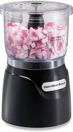  Electric mini food chopper for fast and easy vegetable prep, perfect for small kitchens.