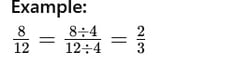 Simplifying fractions