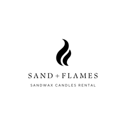 SAND + FLAMES logo