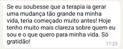 Depoimento de paciente 1