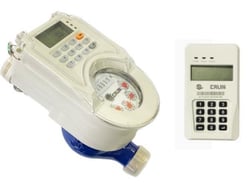 Meteran Air Prabayar Tipe CA568S DN20 Split Keyboard type Brass body Prepaid Meter Water WH8 STORE