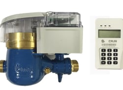 Meteran air prabayar tipe CA568S DN15 Split type Brass body WH8 Store