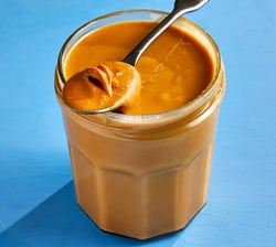 peanut butter in a jar