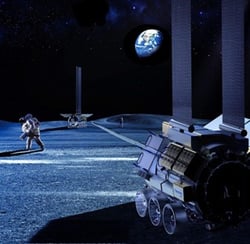 Immagine realizzata con l'IA. Credits: Astrospace.it