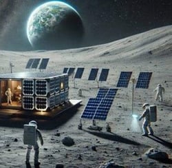 Immagine realizzata con l'IA. Credits: Astrospace.it