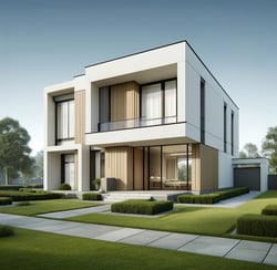 rodinné domy, chaty, hotely, penziony, rekreační objekty