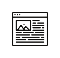 Blog and Written Content Icon linking to the Blog & Content page.
