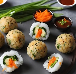 Rice balls with various fillings
