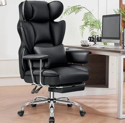DoChair Silla Ejecutiva Ergonómica, Ajuste de Altura del Asiento y del Inclinación del Respaldo
