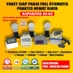 Paket Komponen Mesin Tetas Rak Geser Mesin Tetas Telur Full