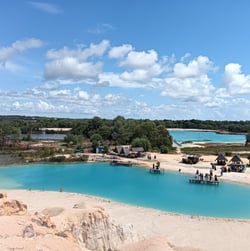 View of Blue Lake