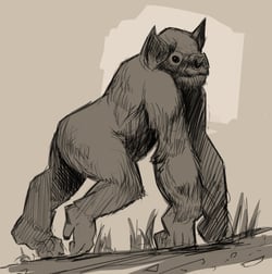 Creature design, fantasy, digital art concept art