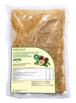 frozen passion fruit puree juice with seed no sugar nước cốt chanh dây ép nguyên chất đông lạnh